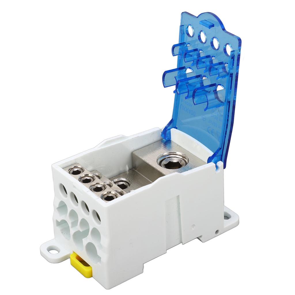 Клеммная колодка Распределительная коробка DIN-рейка Магистральная Универсальное распределение питания 690В 400А Синяя
