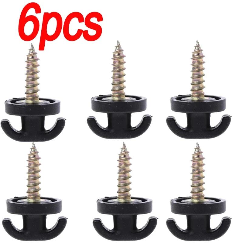 Универсальные автомобильные сетчатые карманы-крючки Сетчатый фиксатор на сиденье Подвеска Крючок для крепления винтами в багажник автомобиля Кольцо Сетчатый карман для хранения Крепежный зажим