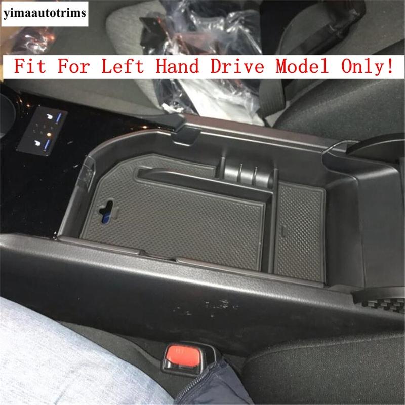 Center Control Armrest Storage Box Container Phone Tray Cover Plastic Accessories Interior LHD For Toyota Camry XV70 -