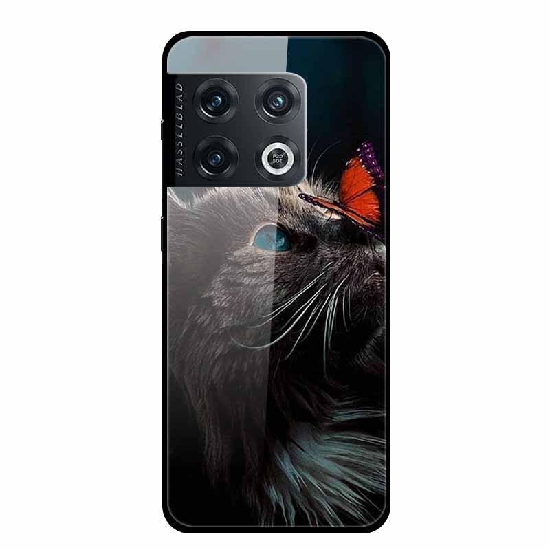Чехол для One plus 10 Pro Ударопрочный Закаленное Стекло Жесткая Задняя Крышка Для OnePlus 10 Pro 10Pro Oneplus10 1+10 Pro Бампер Чехол Coque Case