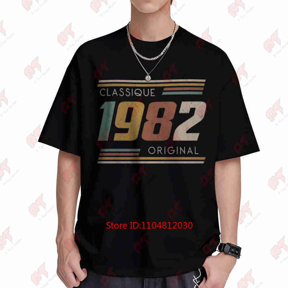 1982 Short Sleeve Tee 100% Cotton T-Shirt