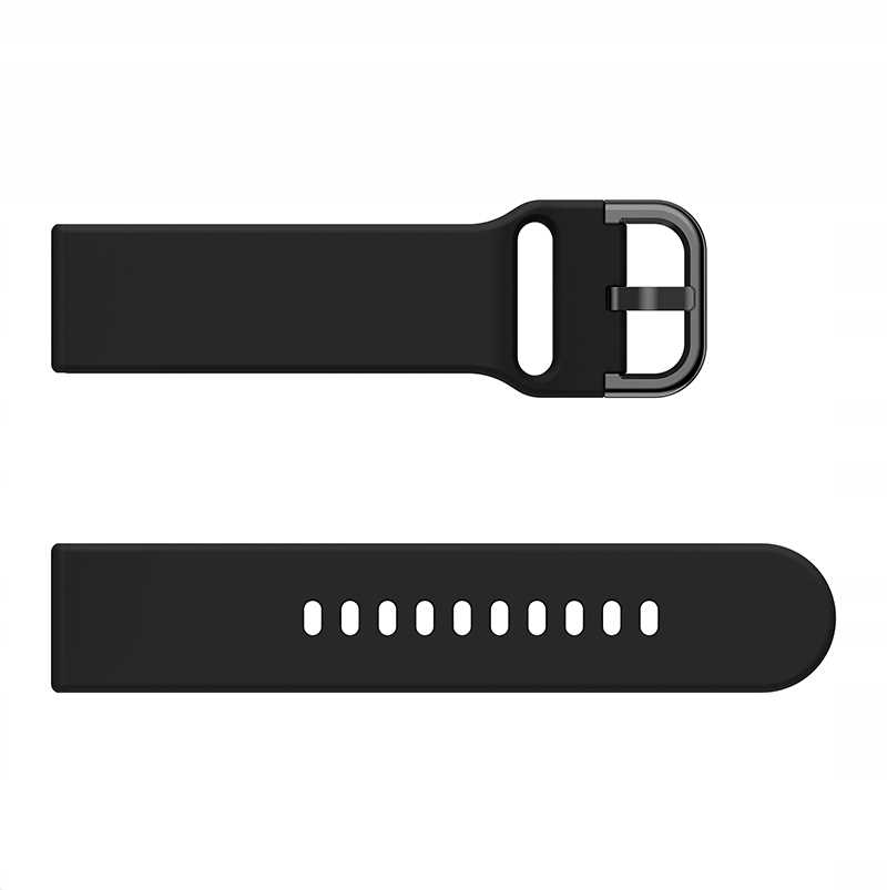 Sc Silicone Band 22Mm Black