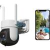 O-KAM 2K Уличная камера на солнечных батареях: Водонепроницаемый, WiFi/4G, Ночное видение, Полноцветный, Вращение на 360°.