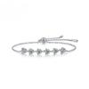 S925 Silver Dream Color Diffuse Bracelet Moissanite Jewelry Silver Platinum Plated Silver Jewelry