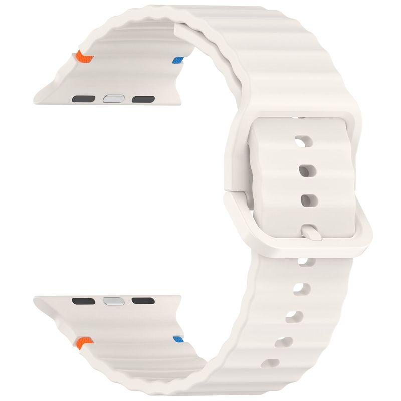 Ремешок для Apple Watch Serise 11 10 9 8 7 SE3 46мм 42мм 41мм 45мм 44мм 40мм Спортивный силиконовый ремешок для iWatch Ultra 2 3 49мм
