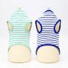 Summer Striped Dog T-Shirt Breathable Puppy Dog Clothes Vest for Small Medium Dogs Pet Cats Pug Apparel Costumes XS-XXL