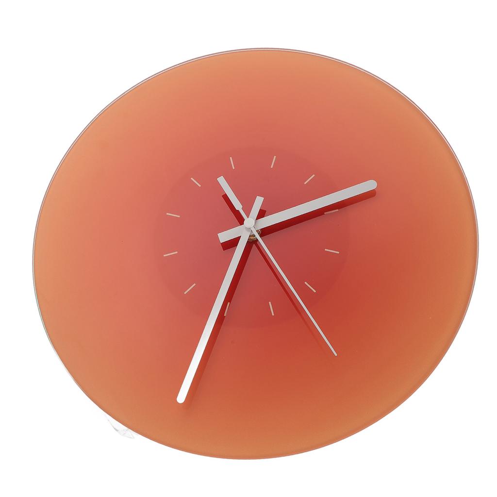 12-дюймовые стеклянные настенные часы с бесшумным ходом, работающие от батареек, круглые настенные часы для гостиной, кровати