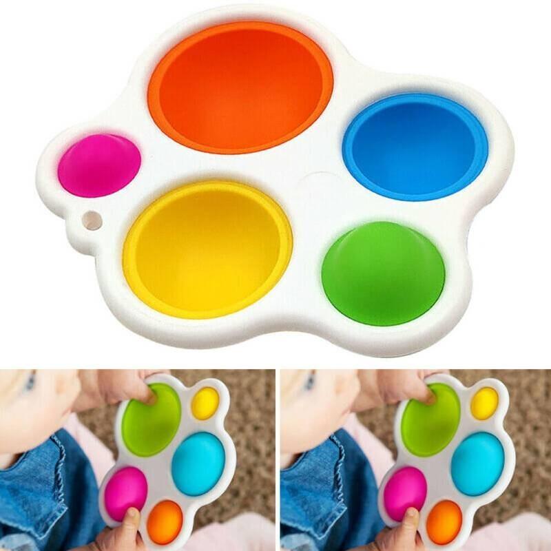 Веселая и увлекательная игрушка-брелок для взрослых для снятия стресса, пупырчатая фиджет-игрушка