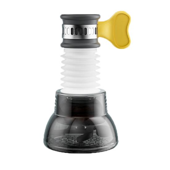 Faucet Filter 360 Degrees Rotatable Water Purifier with Reinforced Ring Durable Splash-Proof Kitchen Tap Filter for Home Restaurant