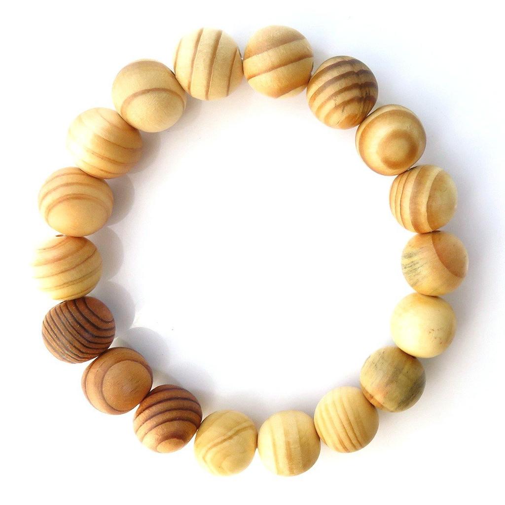 Гора Коя Рикубоку с деревянным миром Буддийская молитва Натуральный энергетический камень [ЗОЛОТОЙ КАМЕНЬ] Браслет, 13 мм, Коробка, Наследие, Бусины, Камень,