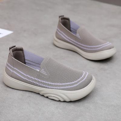 2024 Лидер продаж Новые женские туфли на толстой нескользящей подошве Повседневные туфли Мягкая подошва Удобные кроссовки без застежек