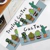 Kitchen Floor Mat Entry Door Foot Mat Entry Door Long Mat Cartoon Entry Carpet Household Absorbent and Dirty Mat