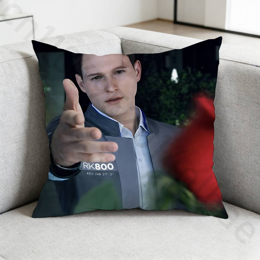 DDetroit Become Human Чехол для подушки Игровой Диван Гостиная Спальня Изголовье Спинка Подушка Квадратная Подушка Время для сна