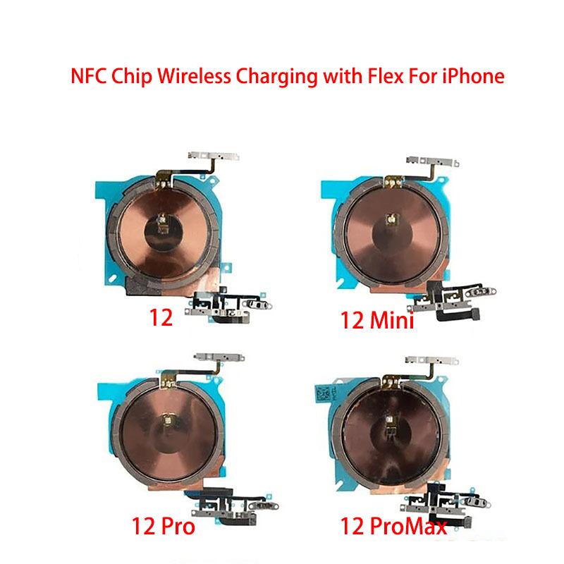 Wireless Charging Chip Coil NFC With Volume Flex For iPhone 11 Pro Max 12 13 14 X XS XR Charger Panel Sticker