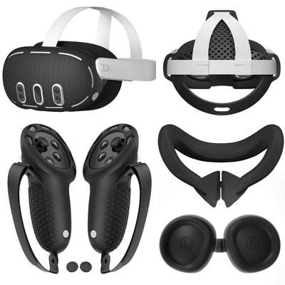 Для Meta Quest 3 Аксессуары VR Защитный чехол VR Гарнитура Голова Лицо Чехол Защита линз Рукоятки контроллеров для Oculus Quest 3