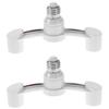 Easy Installation E27 Splitter 2 Heads Lamp Base Converte Light Holder Light Converter Lamp