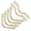 6Pcs Iron Pool Table Pocket Brackets 14CM Billiards Net Corner Billiards Corner  Web Net Bags
