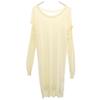 MM6 Long Sleeve Knit One Piece S White System Martin Margiela Tunics Women Used