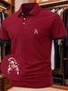 Men's Polo Shirt Stand Collar - Short Sleeve Men's Golf Shirts for All Seasons, Men's Work Shirts for Summer Fashion Daily Wear