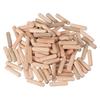 Wooden Dowels, 6x25mm, Dowel Pins for Shelf Brackets, Furniture Joints, DIY Use, Approx. 100 Pieces