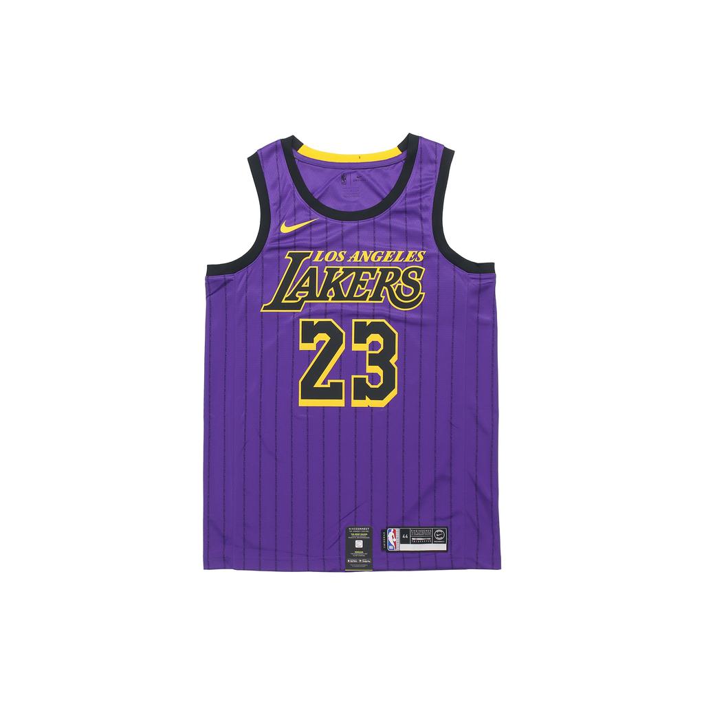 Nike Джерси NBA Los Angeles Lakers Леброн Джеймс Городская фанатская версия AJ4618-510