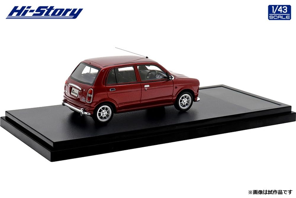 Inter Allied Hi Story 1/43 Daihatsu Mira Gino 5-Door (2000) Maple Red Mica Metallic Finished Model