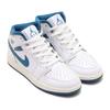 FN7432-141 Nike GS Air Jordan 1 Mid SE Белый Парус Промышленный Синий