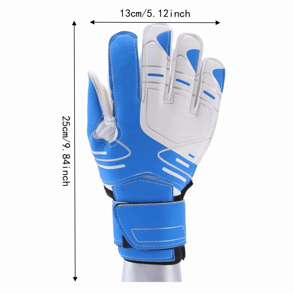 2pcs Adult Size 10 Goalkeeper Gloves Black Color Match Gloves Soccer Match Play
