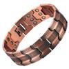 1PCS 3X Copper Bracelet for Men Pure Copper Magnetic Bracelet for Joint Pain with Strength Magnets Therapy Jewelry Gifts for Men