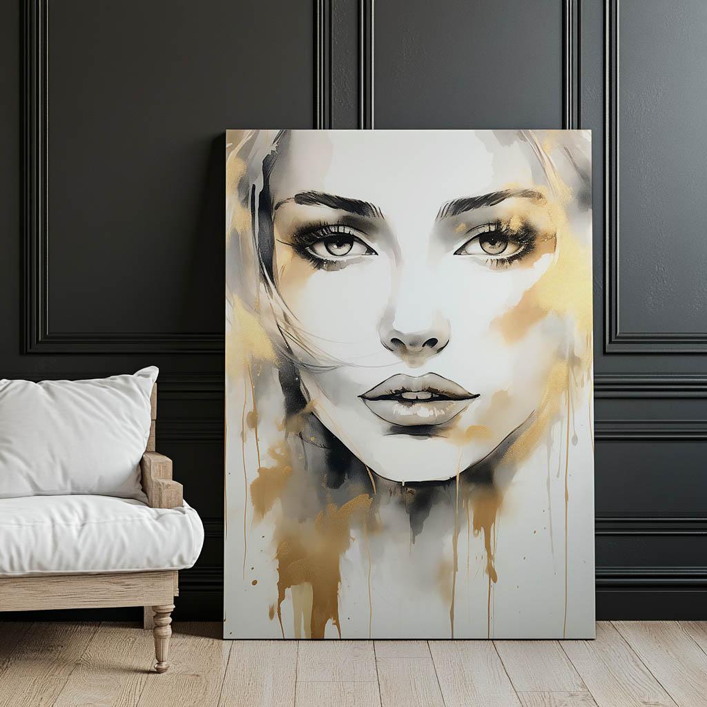 Portret Tajemnicy Portret Tajemnicy, 70X100 Cm, Bez Ramy, Płótno Premium Na Blejtramie