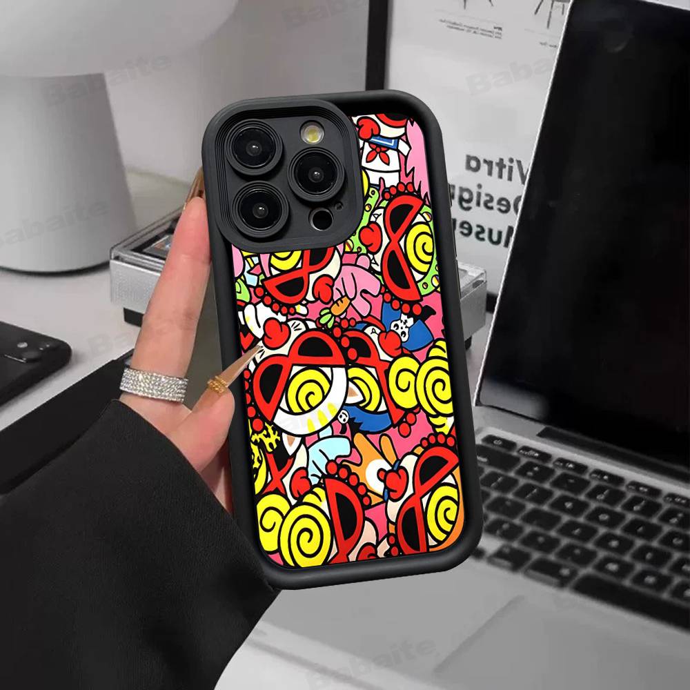 H-Hysteric Cute M-Mini TPU Phone Cover For Iphone 17 16 15 14 13 12 11 Pro Max Plus Case Cover