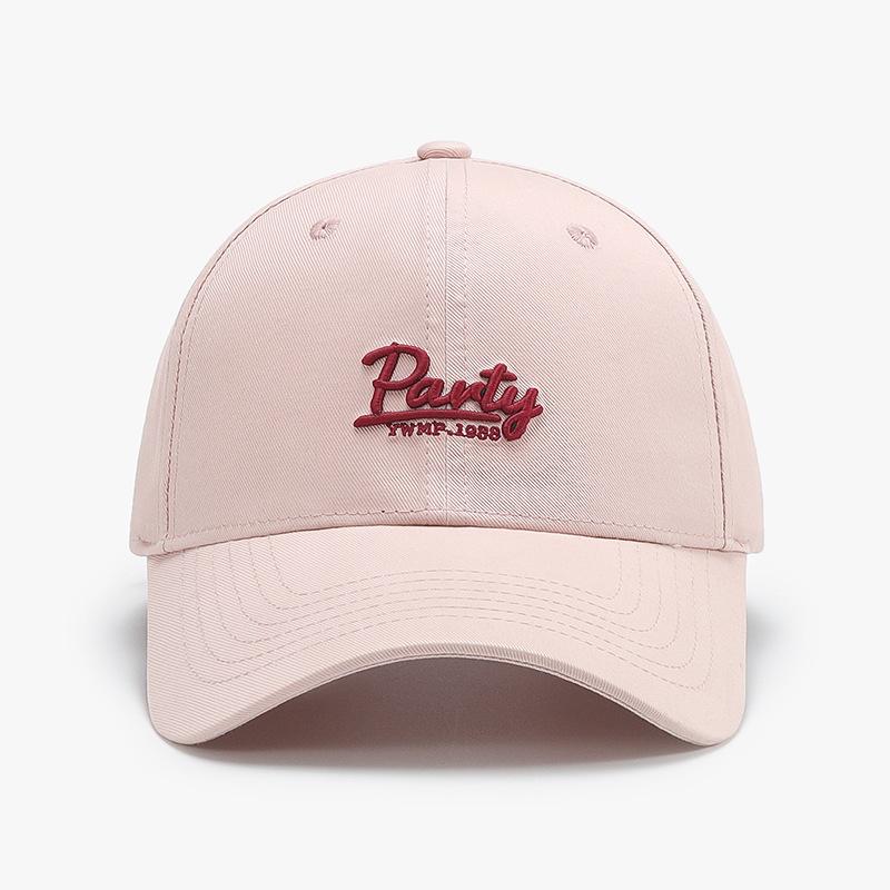 Big Head Circumference Embroidery Spring And Summer Baseball Cap Women'S Big High-Quality Beige Versatile Showing Small Trends