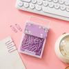 70 Pcs Vibrant Color Small Paper Clips 50mm Length Portable Paper Clips Office Paper Clips  Papers