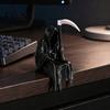 Dark Aesthetic Figurine 3D Printed Grim Reaper Statue with Coffee & Sickle, Gothic Desk Desktop Atmosphere Decoration Decor, Unique Art for