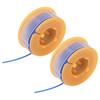 2Pcs Lawn Mower Spool Line Nylon Trimmer Accessories Replacement Fit for BOSCH ART 30 ART 30FA Blue