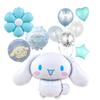 Zeroire Girls Happy Cute Character AnimeBalloon Decoration GlossyBalloon Handheld Character PartyBalloons Anniversary (розовый) (синий)