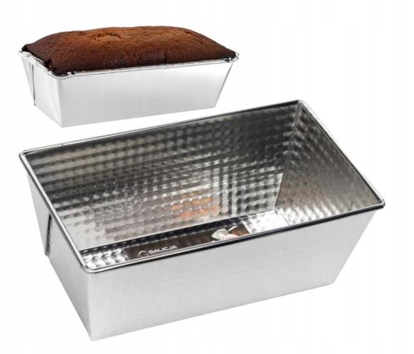 Non-stick steel baking tray 20x12x8 cm