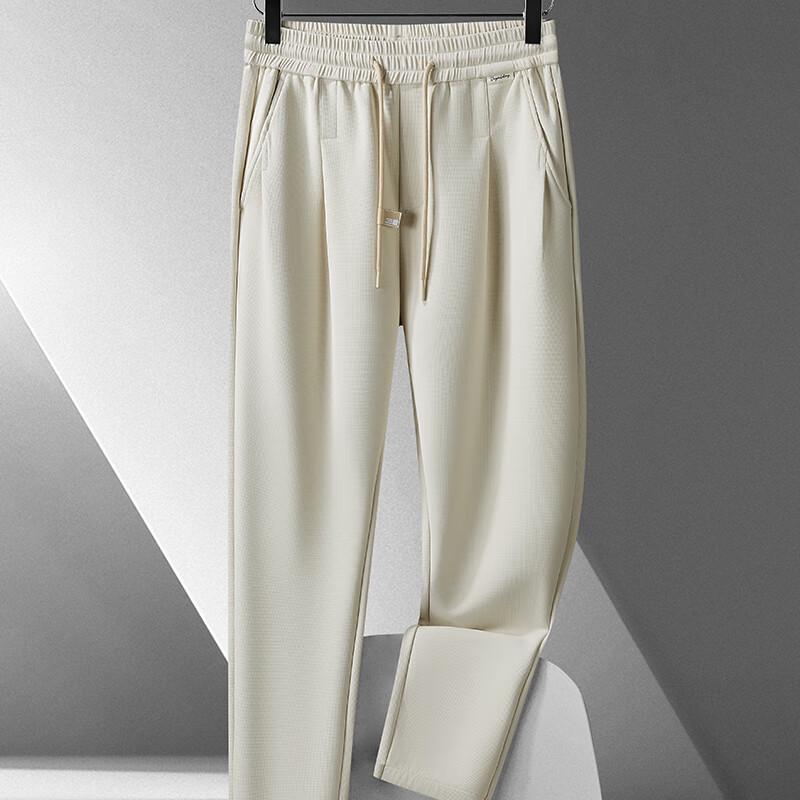 DIBINZE Мужские эластичные повседневные спортивные брюки больших размеров