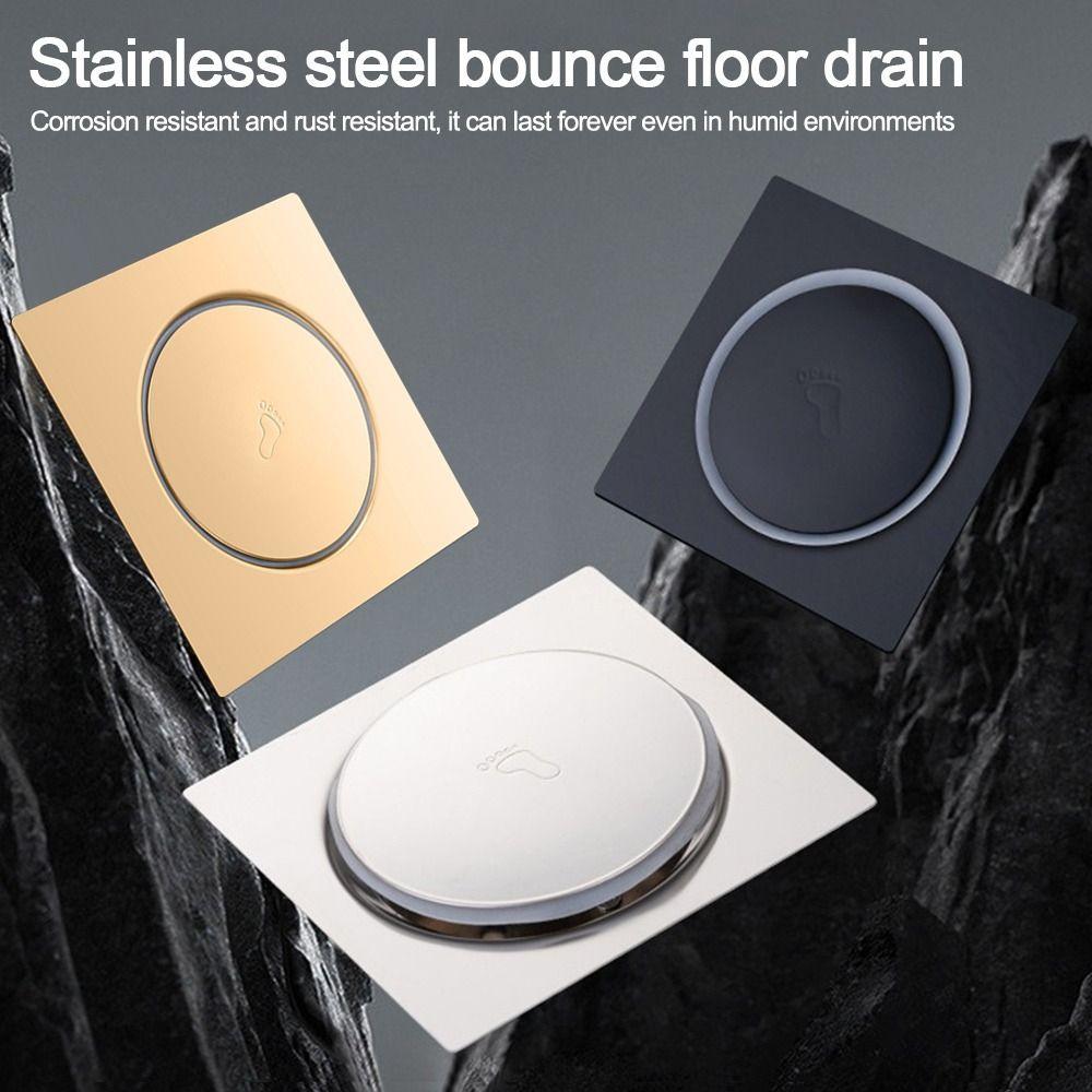Нержавеющая сталь ножка для душа сливной педальный сливной фильтр креативный канализационный фильтр для пола