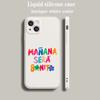 Luxury Color Phone Case For iPhone 15 14 13 12 mini 11 Pro Max XS X XR SE 7 8 Plus soft Beige Cover Letter Print Kangaroo