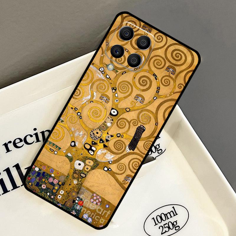 Поцелуй Густава Климта Чехол Для Samsung Galaxy M33 M53 M13 M15 M35 M55 M32 M16 M36 M56 M54 M20 M52 M34 M14 M11 M31