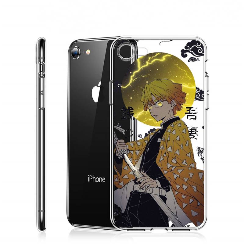 Чехол для телефона Demon Slayer Blade с комиксами и открытками для iPhone 11 12 13 pro XS MAX 8 7 Plus X SE 2020 XR
