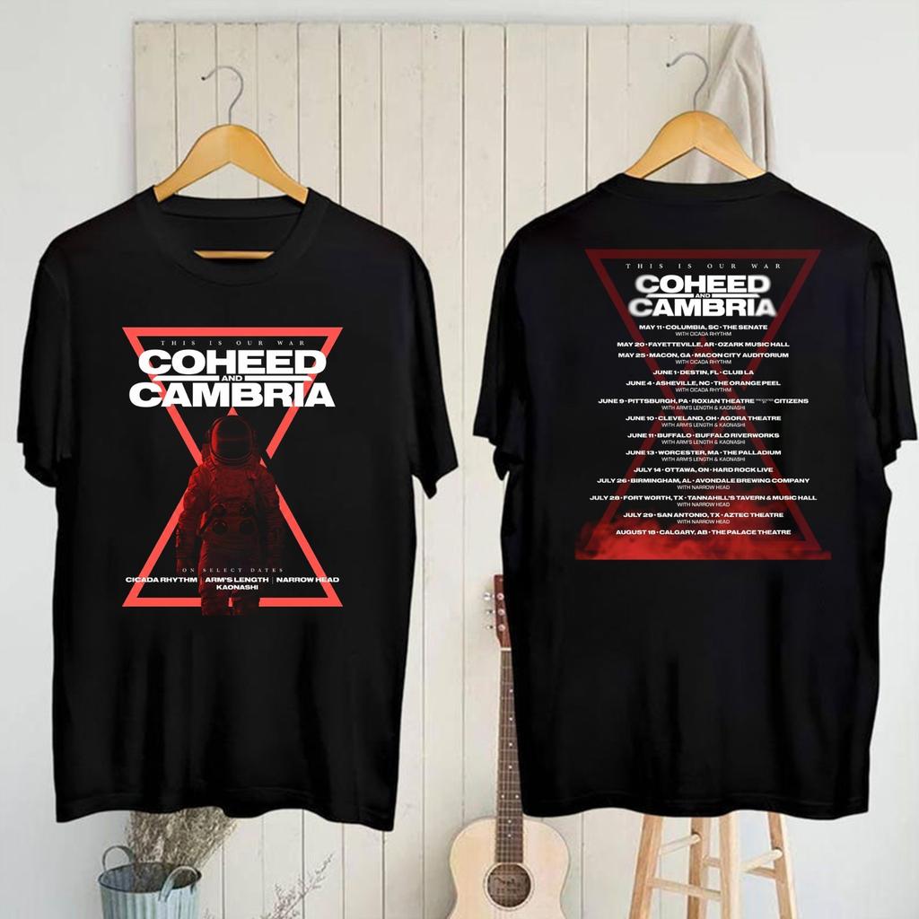 New Coheed and Cambria Tee This is our war 2026 S-5XL Shirt MD725