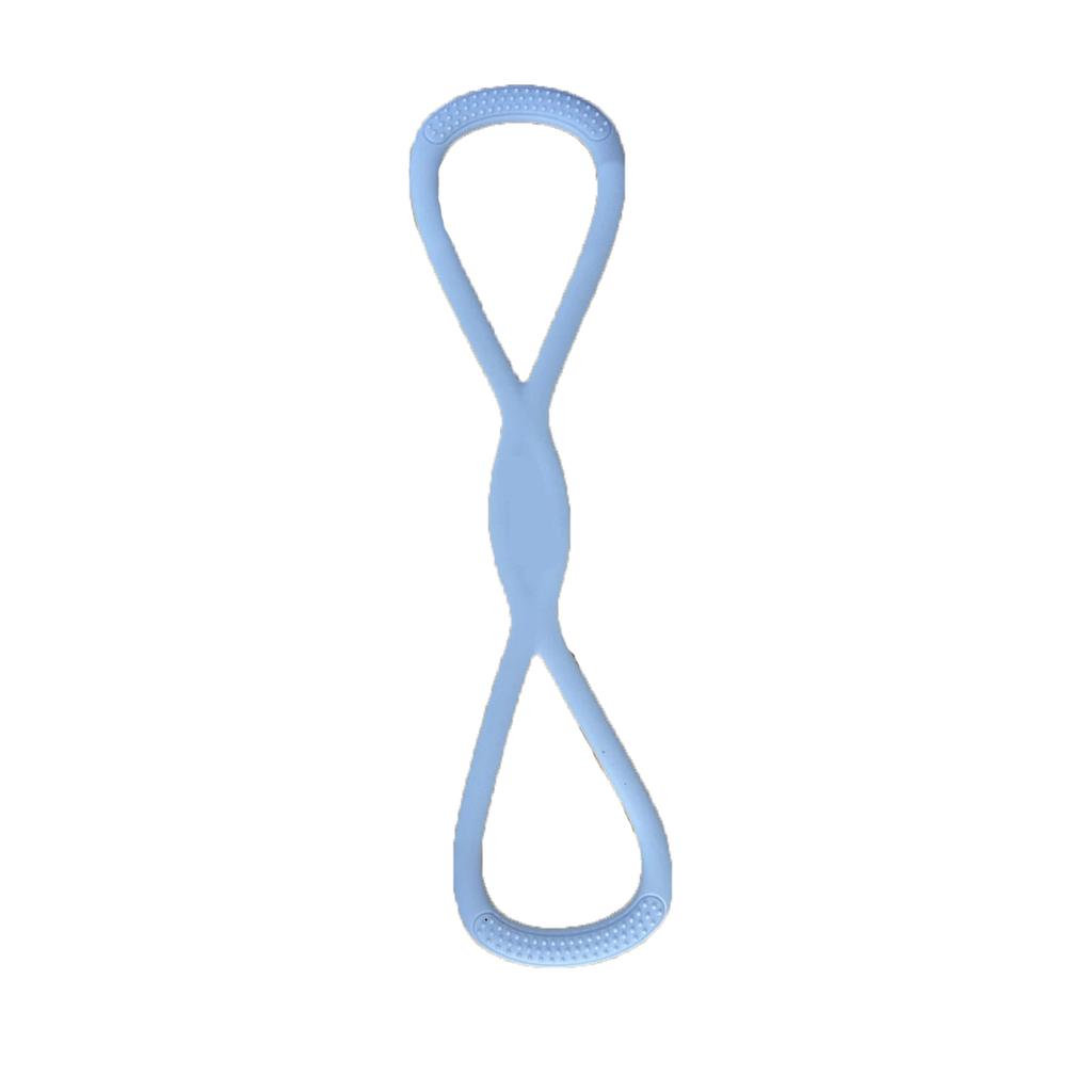 Eight-character Puller Fitness Elastic Rope Shoulder And Neck Stretch Yoga Resistance Band High Elastic Silicone Eight-character Pull Rope