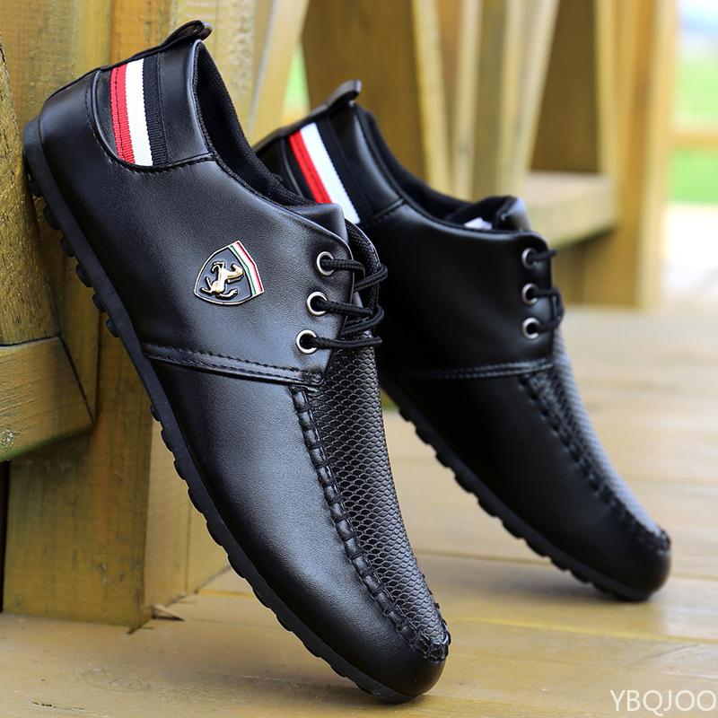 Men'S Casual Sneakers Spring Autumn New Trendy Shoes Breathable Solid Color Shoes Non Slip Men Driving Footwear  Homme