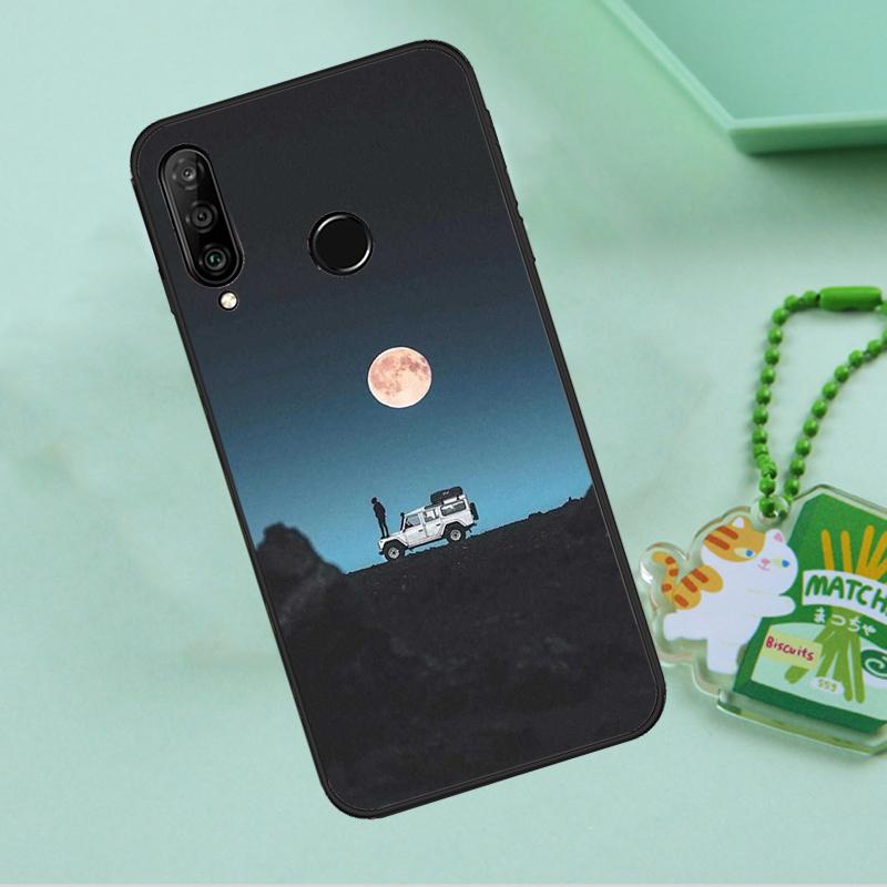 Кемпинг Природа Горы Для Huawei Nova 12s 12i 11i 7i 8i 9 10 SE Y91 Y90 Y60 Y70 Y72 Y61 P60 Pro P30 P40 Lite Чехол