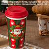 Портативные Рождественские Кофейные Кружки Кружки с Контролем Температуры Для Путешествий и Класса Рождественские Тамблеры Легко Моющиеся Чашки Большие