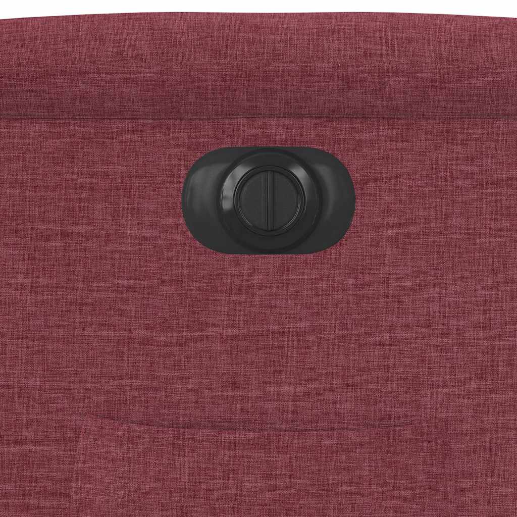Relax Chair Electric Burgundy Fabric
