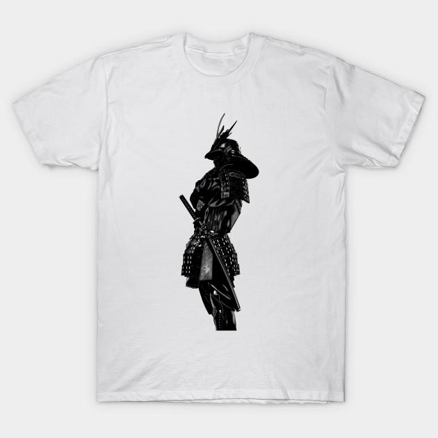 T Shirt Women Samurai Silhouette Harajuku Print Kawaii Tshirt Summer Short Sleeve Female T-Shirt Top Tee