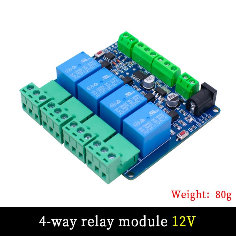 LIZAO 1V 11V Modbus RTU 1/1/1/8-канальный релейный модуль RS181 TTL-связь Многоканальная входная релейная плата для ПЛК управления